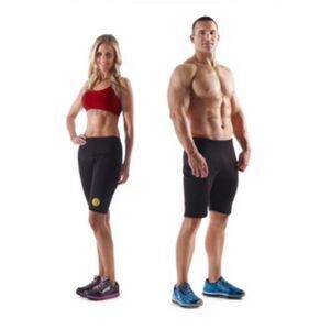 10/$25🦋 Gold's Gym Black Neoprene Workout Shorts - Size S/M